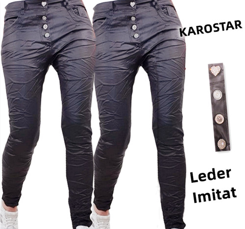 Karostar damen jeans leder - karostar,