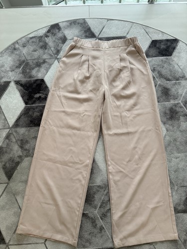 Beige farbiges breite - farbiges, hose