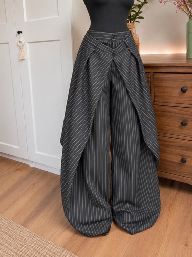 Gestreifte lässige hose damen - lässige,