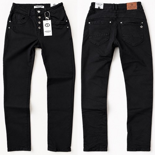 Karostar damen jeans schwarz - karostar,