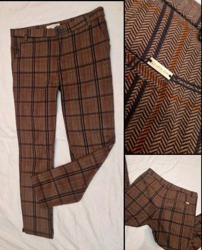 Hose braun kariert - hose,