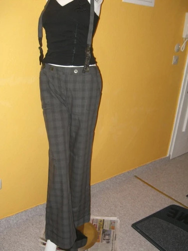 Promod karohose s grau - promod,