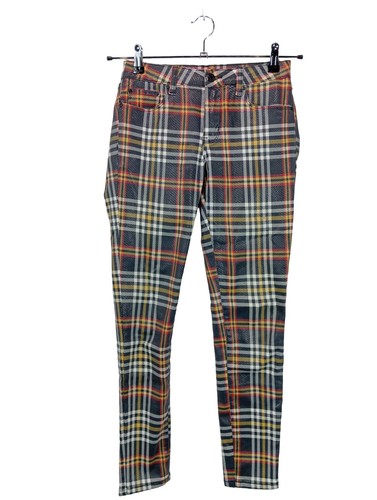 Toxik3 karomuster stoffhose - karomuster,