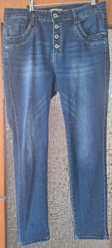 Damen karostar jeanshose - damen, gr