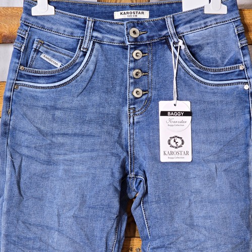 Karostar damen jeans denim - karostar,