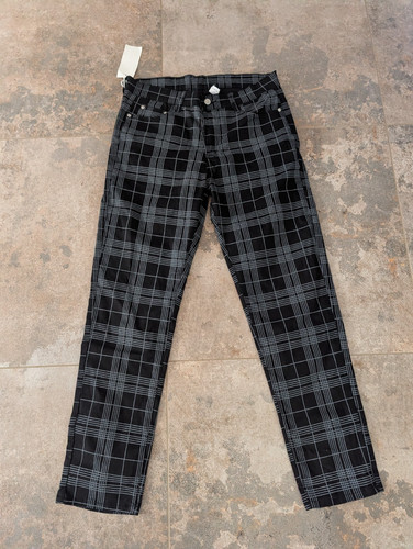 Damen jeans hose karo - damen, kariert